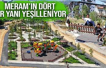Meram'ın dört bir yanı yeşilleniyor: 74 bin metrekarelik yatırım