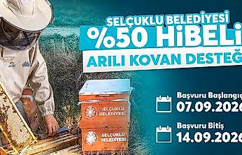 Selçuklu Belediyesi'nden çiftçiye %50 hibeli kovan desteği