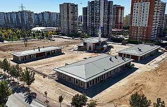 Selçuklu'da dikkat çeken projede sona yaklaşıldı