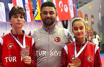 Selçuklu, Sırbistan'dan madalyalarla döndü