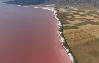 Türkiye'nin ortasında pembe bir mucize: Tuz Gölü'nün rengi değişti