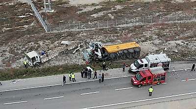 Konya'da feci kaza: 1 ölü, 1 yaralı