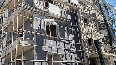 Konya'da iş kazası! İskeleden beton zemine düştü