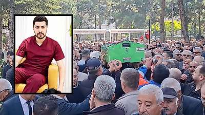 Konya'da kahvehaneye açılan ateşle ölen veteriner defnedildi