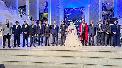 Konya'da protokol, Bilgiç ve Akay nikahında buluştu