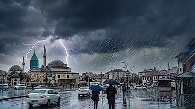 Konya'da şemsiyeler hazır olsun! Yağışlı günler geliyor