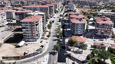 Konya'da ulaşımı rahatlatacak 800 metrelik dev asfalt adımı atıldı