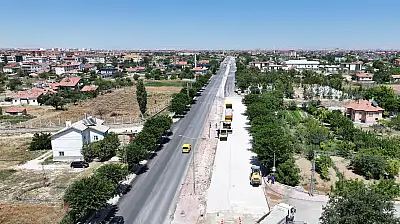 Konya'daki o cadde modern bir görünüme kavuşuyor