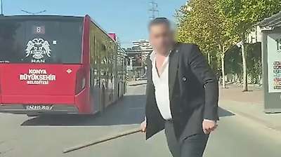 Konya'daki trafik magandasına rekor ceza: Ehliyetine ve aracına el kondu