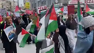 Konya'daki yürüyüş ses getirdi