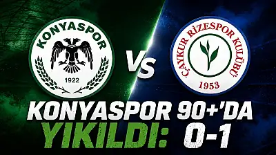 Konyaspor, 90+'da yıkıldı: 0-1
