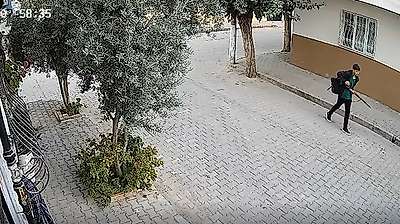 Manisa'daki okul saldırısında yeni görüntüler!