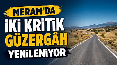 Meram'da iki kritik güzergah yenileniyor
