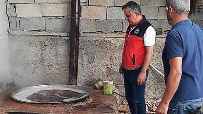 Bozkır'da geleneksel pekmez üretimi incelendi