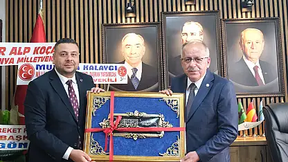 Konya Ülkü Ocakları Kalaycı'yı ağırladı