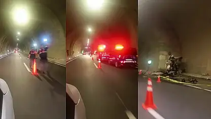 Konya'yı Antalya'ya bağlayan Demirkapı Tünelinde feci kaza