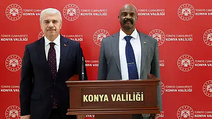 Sudan heyetinden Konya çıkarması: Vali İbrahim Akın'a ziyaret