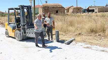Başkan Günaltay çalışmaları yerinde inceledi