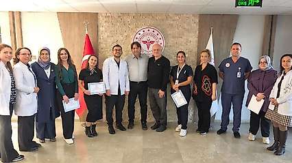 Beyhekim'de  Palyatif Bakım Hemşireliği Sertifikalı sahiplerine verildi