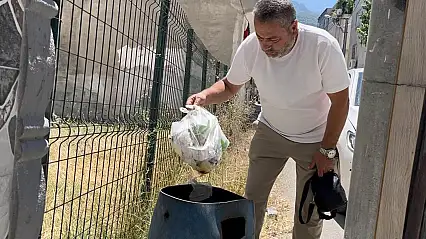 Çöpe atılan 1 kilo altın için ilçe seferber oldu