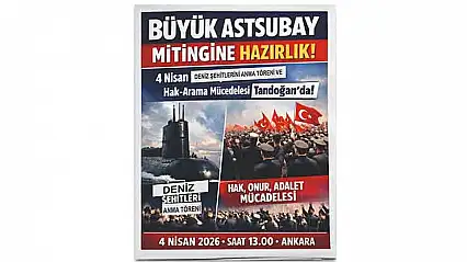 Emekli astsubaylar mitinge hazırlanıyor