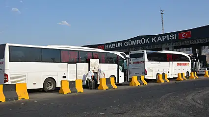 'Filistin Konvoyu', Habur Sınır Kapısı'ndan Irak'a ulaştı