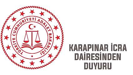 Karapınar İcra Dairesinden duyuru