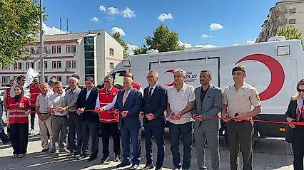 Kızılay'dan Seydişehir'e mobil ikram