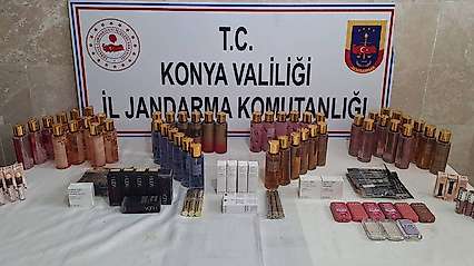 Konya'da 915 bin liralık kaçak ürün ele geçirildi