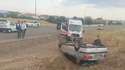 Konya'da ilginç bir kaza: 2 yaralı