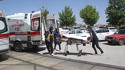 Konya'da korkutan kaza! Kontrolden çıkan araç araziye savruldu