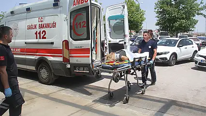 Konya'da korkutan kaza! Otomobil şarampole savruldu