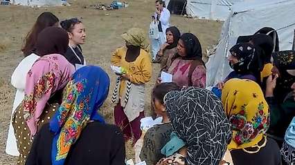 Konya'da mevsimlik tarım işçilerine sağlık taraması
