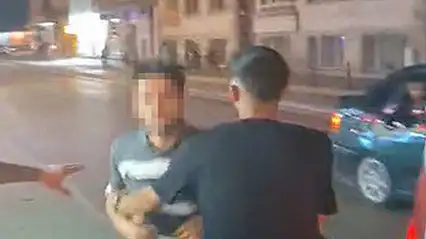 Konya'da motosikletliye saldırının bedeli ağır oldu!