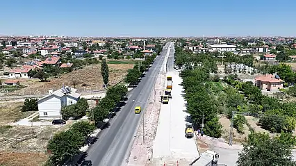 Konya'daki o cadde modern bir görünüme kavuşuyor
