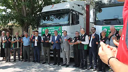 Konya'dan Suriye'ye 80 milyonluk yardım eli
