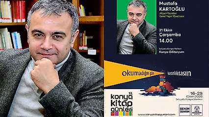 Konya Kitap günlerinin yarın konuğu, Kartoğlu
