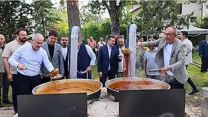 Konya Meram'da kazanlar kaynadı