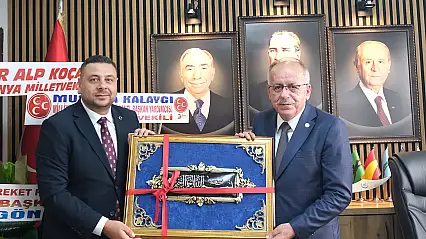 Konya Ülkü Ocakları Kalaycı'yı ağırladı