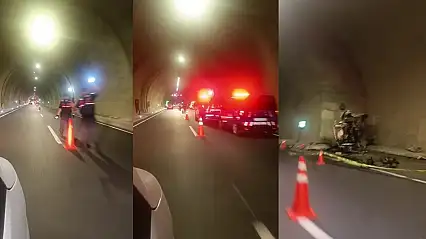 Konya'yı Antalya'ya bağlayan Demirkapı Tünelinde feci kaza