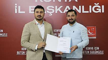 Saadet Partisi Konya Gençlik Kolları'nda yeni başkan belli oldu