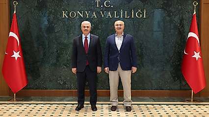 Vali Akın, Denizli Valisi Köşger'i makamında ağırladı