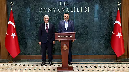 Vali İbrahim Akın, Kütahya Valisi Musa Işın'ı makamında ağırladı
