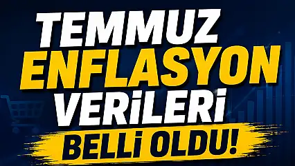 Temmuz ayı enflasyon verileri açıklandı