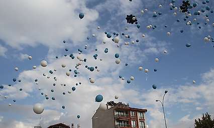 22 aylık mücadele zaferle bitti: Konya'da gökyüzü balonlarla doldu