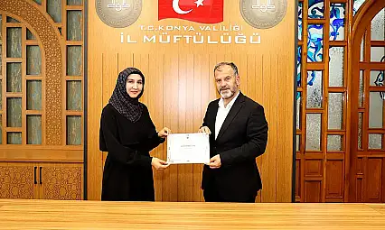 İl Müftülüğünde başarılı kursiyerlere belgeleri verildi