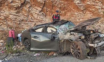 Konya-Antalya yolunda feci kaza: 1 ölü, 2 yaralı