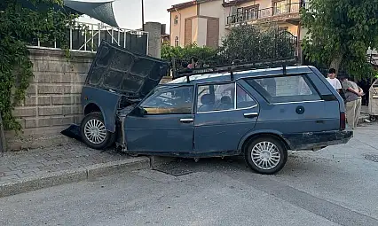 Konya'da ehliyetsiz çocuk sürücü kazasında 5 yaralı