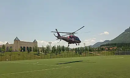 Konya'da felç geçiren hasta için hava ambulansı seferber oldu