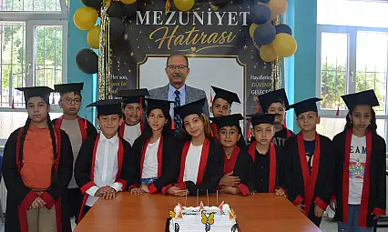Konya'daki okul 99. mezunlarını verdi
